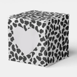 Dalmatian Black and White Print Favour Box