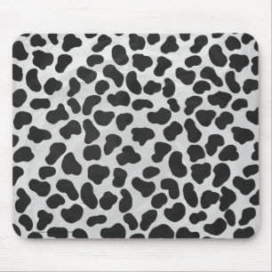 Dalmatian Black and White Print Mouse Mat