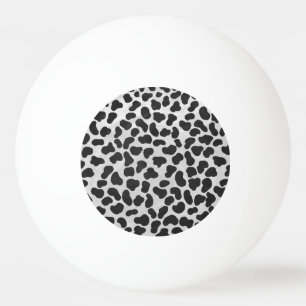 Dalmatian Black and White Print Ping Pong Ball