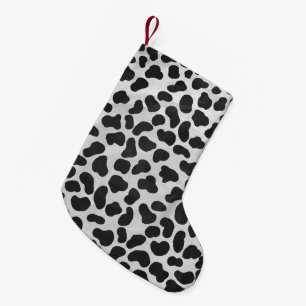 Dalmatian Black and White Print Small Christmas Stocking