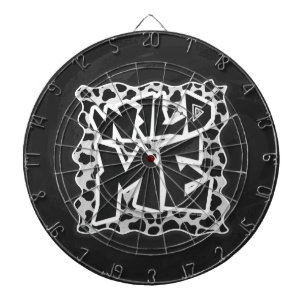 Dalmatian Black and White with Wild Me Dartboard