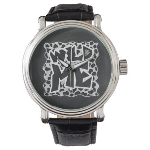 Dalmatian Black and White with Wild Me Watch