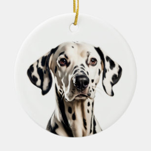 Dalmatian Ceramic Tree Decoration