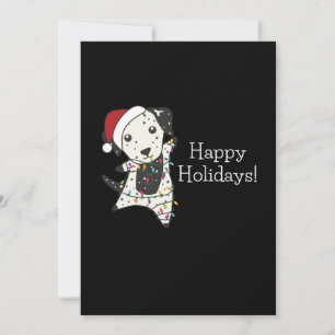 Dalmatian Christmas Dog Winter Animals Dogs Holiday Card