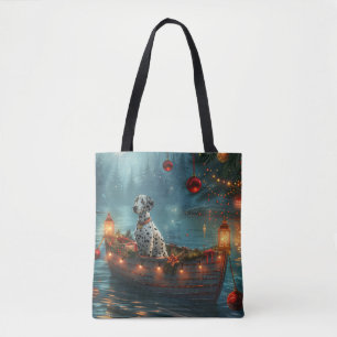 Dalmatian Christmas Festive Voyage Tote Bag