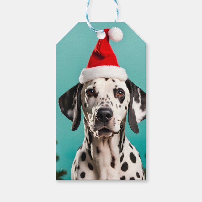 Dalmatian Christmas Gift Tags (Front)
