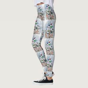 Dalmatian Christmas Leggings