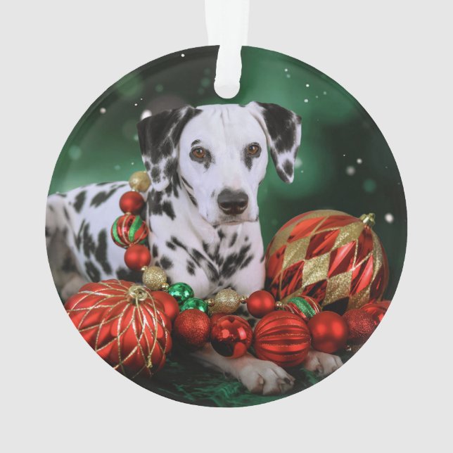 Dalmatian Christmas Ornament (Back)