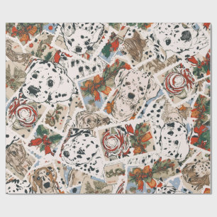 Dalmatian christmas wrapping paper