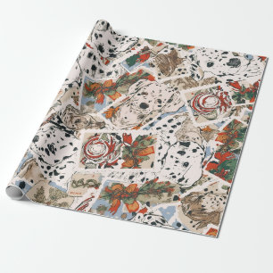 Dalmatian christmas wrapping paper
