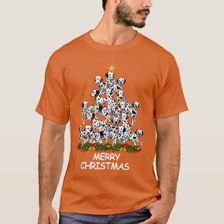 Dalmatian Christmasree Merry Christmas gift T-Shirt