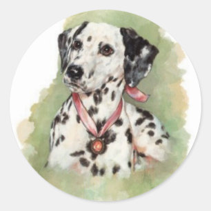 Dalmatian Classic Round Sticker