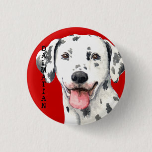 Dalmatian Color Block 3 Cm Round Badge