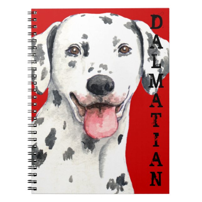 Dalmatian Colour Block Notebook (Front)