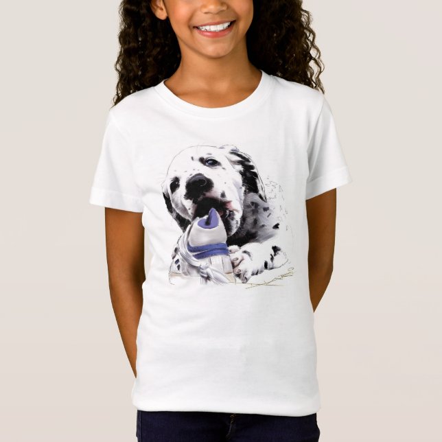 Dalmatian – Colour Drawing T-Shirt (Front)
