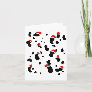 Dalmatian Costume Dog Christmas Kids Women Men Tod Card