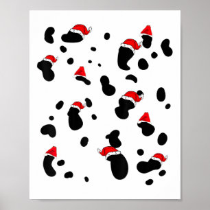 Dalmatian Costume Dog Christmas Kids Women Men Tod Poster