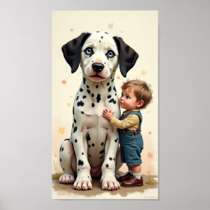 Dalmatian Cutie  Poster
