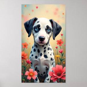 Dalmatian Cutie Poster