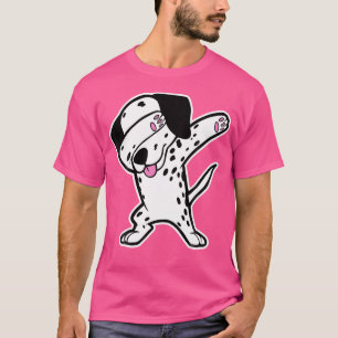 Dalmatian Dabbing Funny Dalmation Dab Dog Dance T-Shirt