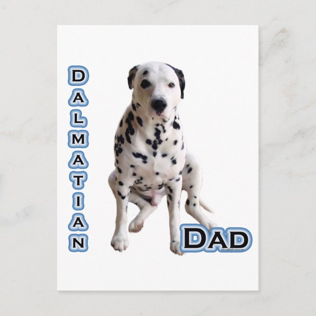 Dalmatian Dad 4 Postcard (Front)