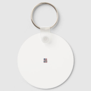 Dalmatian Dad Patriotic Vintage Dog Shirt Design_1 Key Ring