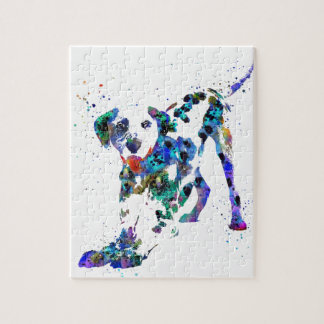 Dalmatian, Dalmatian dog, watercolor Dalmatian Jigsaw Puzzle