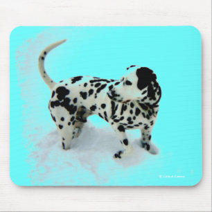 "Dalmatian Deco" Mousepad