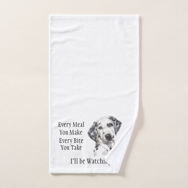 Dalmatian Dish Towel (Hand Towel)