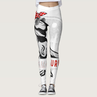 Dalmatian Dog Animal Halloween DIY Costume Funny T Leggings