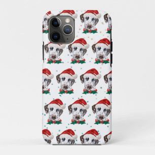 Dalmatian Dog Breed Christmas iPhone 11 Pro Case