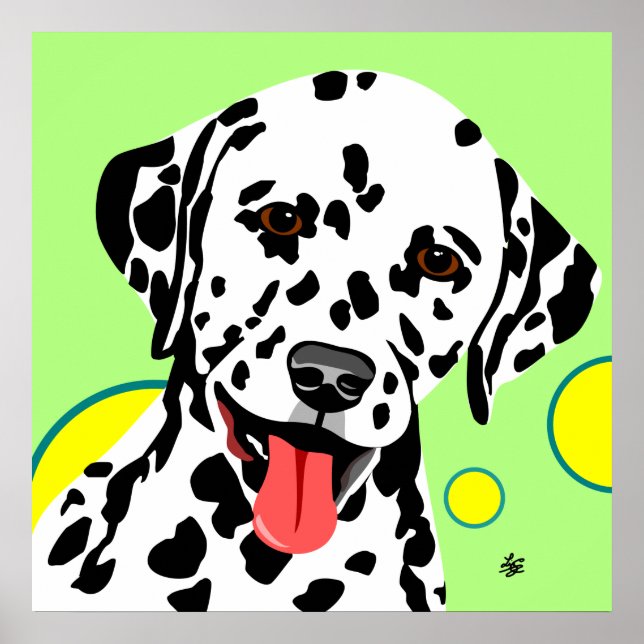 Dalmatian Dog Breed Poster (Front)