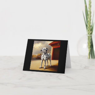 Dalmatian Dog Card