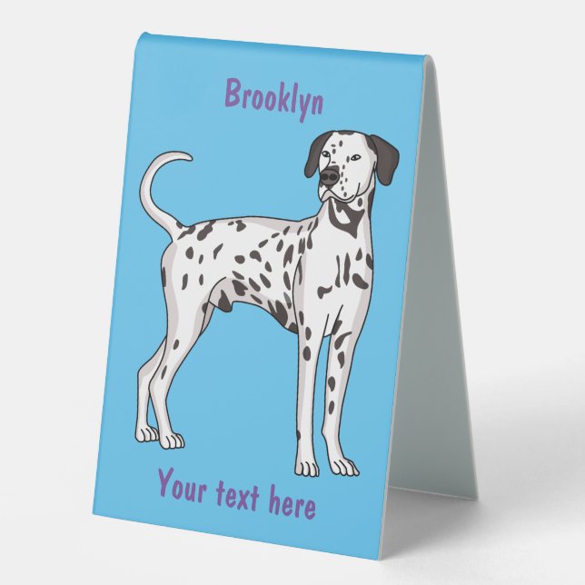 Dalmatian dog cartoon (Front)