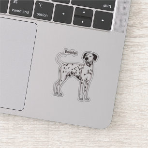Dalmatian dog cartoon