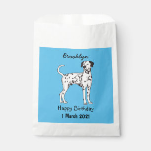 Dalmatian dog cartoon favour bags