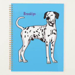 Dalmatian dog cartoon planner