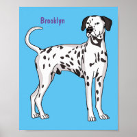 Dalmatian dog cartoon
