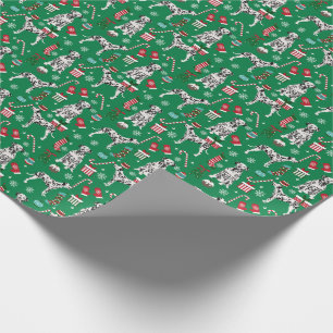 Dalmatian Dog Christmas dog Wrapping Paper