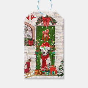 Dalmatian Dog Christmas  Gift Tags