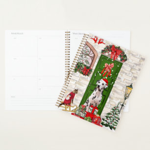 Dalmatian Dog Christmas  Planner