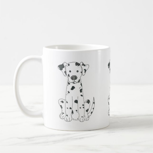 Dalmatian Dog Coffee Mug (Left)