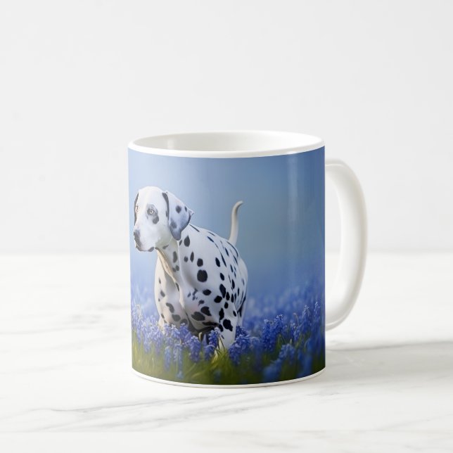 Dalmatian dog coffee mug (Front Right)
