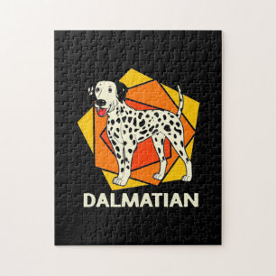 Dalmatian Dog Colourful Jigsaw Puzzle