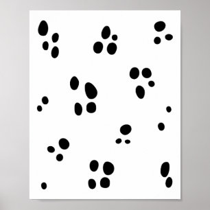 Dalmatian Dog Costume Shirt Kids Animal Funny Hall Poster
