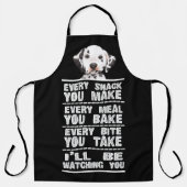 Dalmatian Dog Every Snack You Bake Apron (Front)