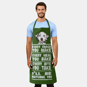 Dalmatian Dog Every Snack You Bake Apron