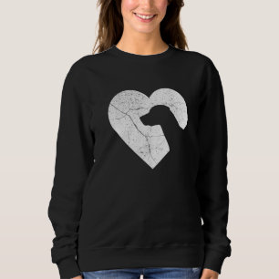 Dalmatian Dog Funny Heart Valentine's Day Dog Dad Sweatshirt