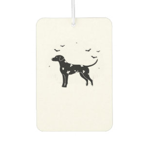 Dalmatian Dog � Halloween Moon Silhouette Classic  Car Air Freshener