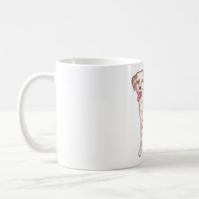 Dalmatian dog Magic Coffee Mug (Left)